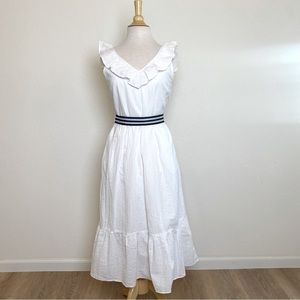 Vineyard Vines White Cotton Maxi Dress (Size s)